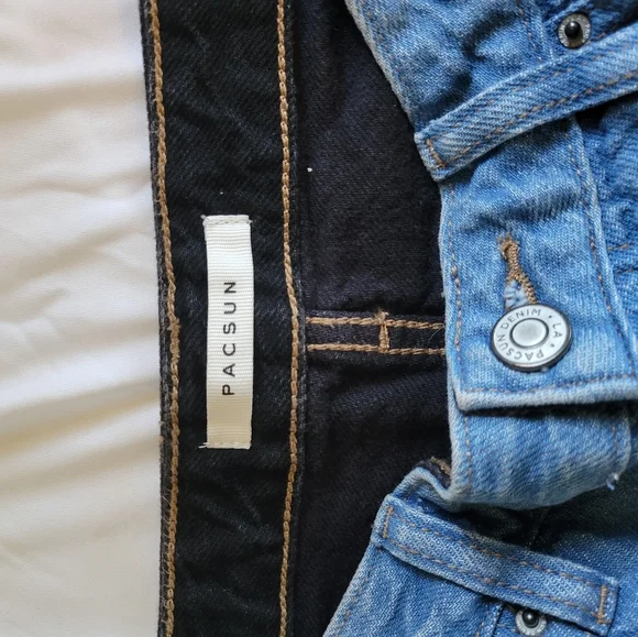 Pac Sun dual colored 90s boyfriend jeans - Picture 4 of 6